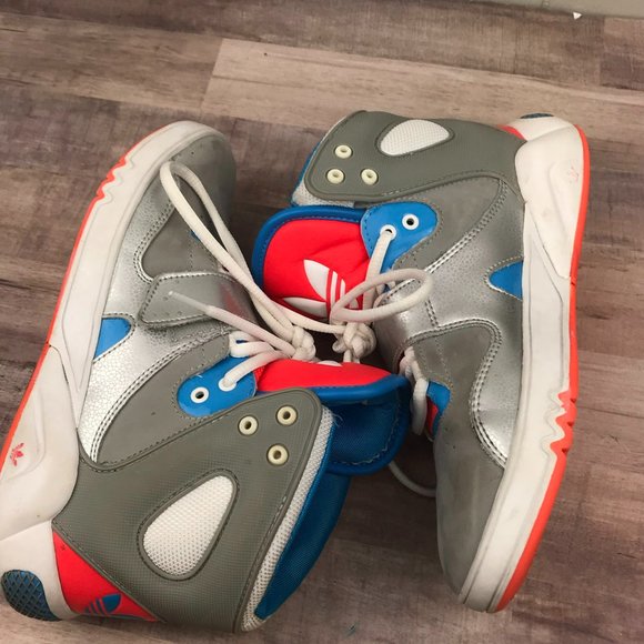 Adidas (2012) Roadhouse Suede High Top Basketball Shoes Athletic Sneakers Size 7 - Picture 4 of 16